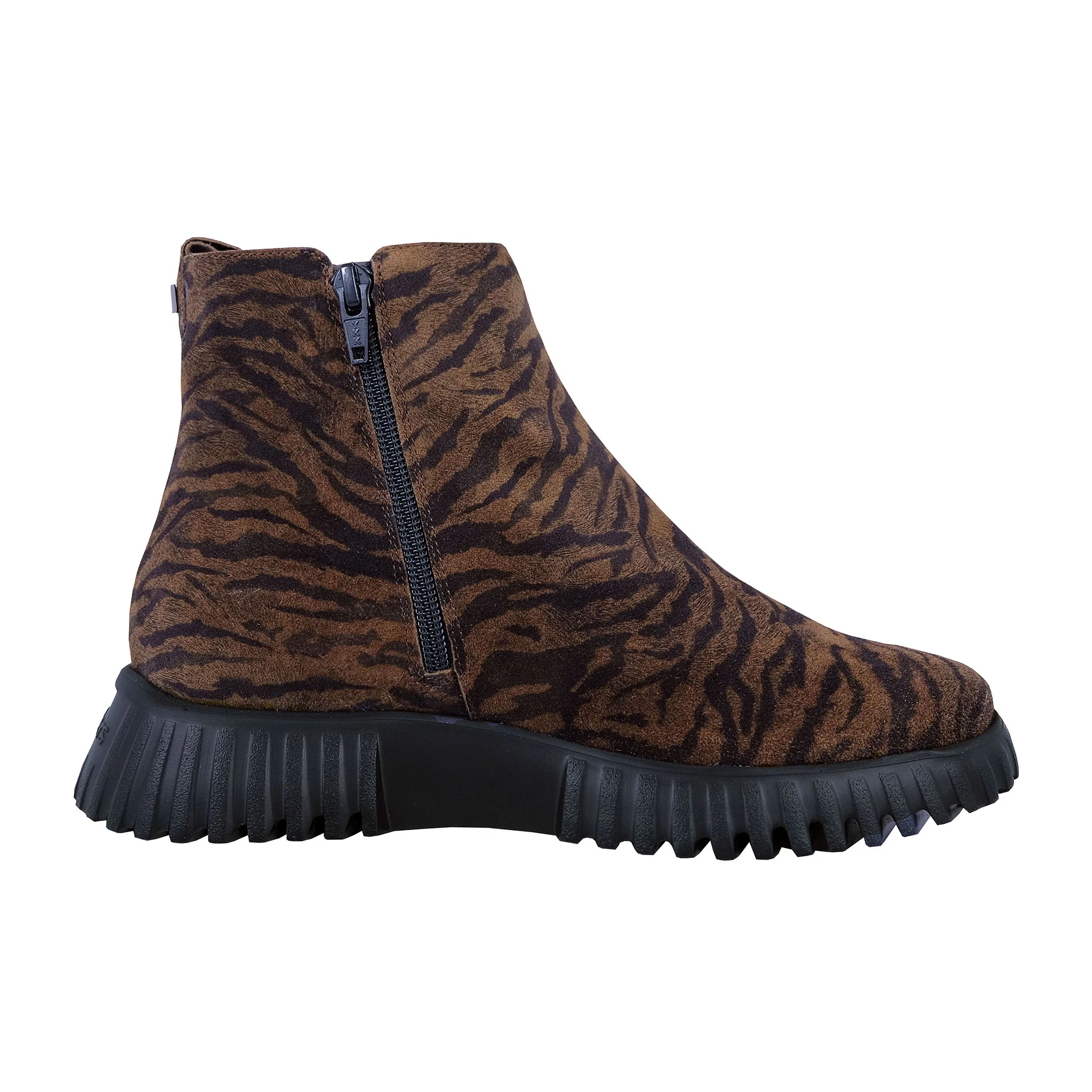 Wonders Flexfly – Botines Mujer Plataforma Marrón: A-4404 - Imagen 3