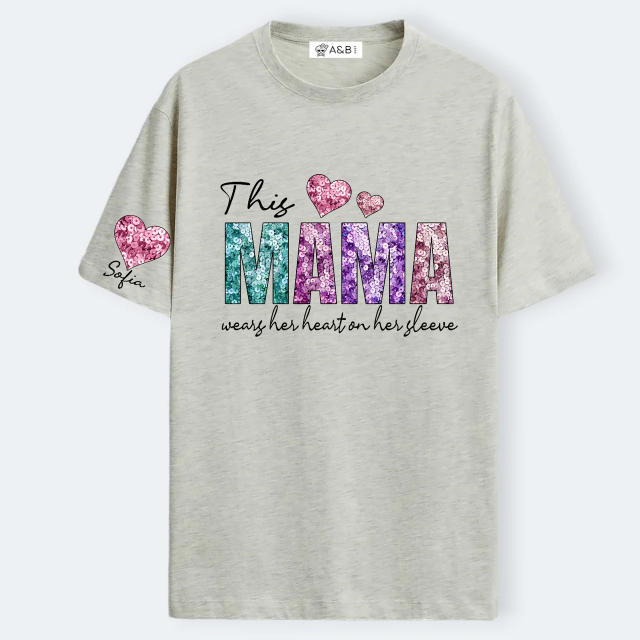 Camiseta Mama Efecto Lentejuelas - Imagen 6