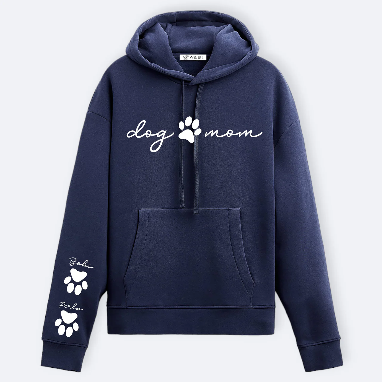 Sudadera Capucha Dog Mom Huella - Imagen 3