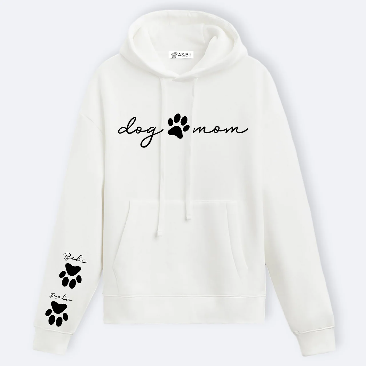 Sudadera Capucha Dog Mom Huella - Imagen 4